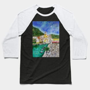 Amalfi Coast Italy Baseball T-Shirt